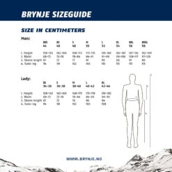 Brynje Arctic Zip Polo - Black -Adventure Outfitters Brynje sizing1